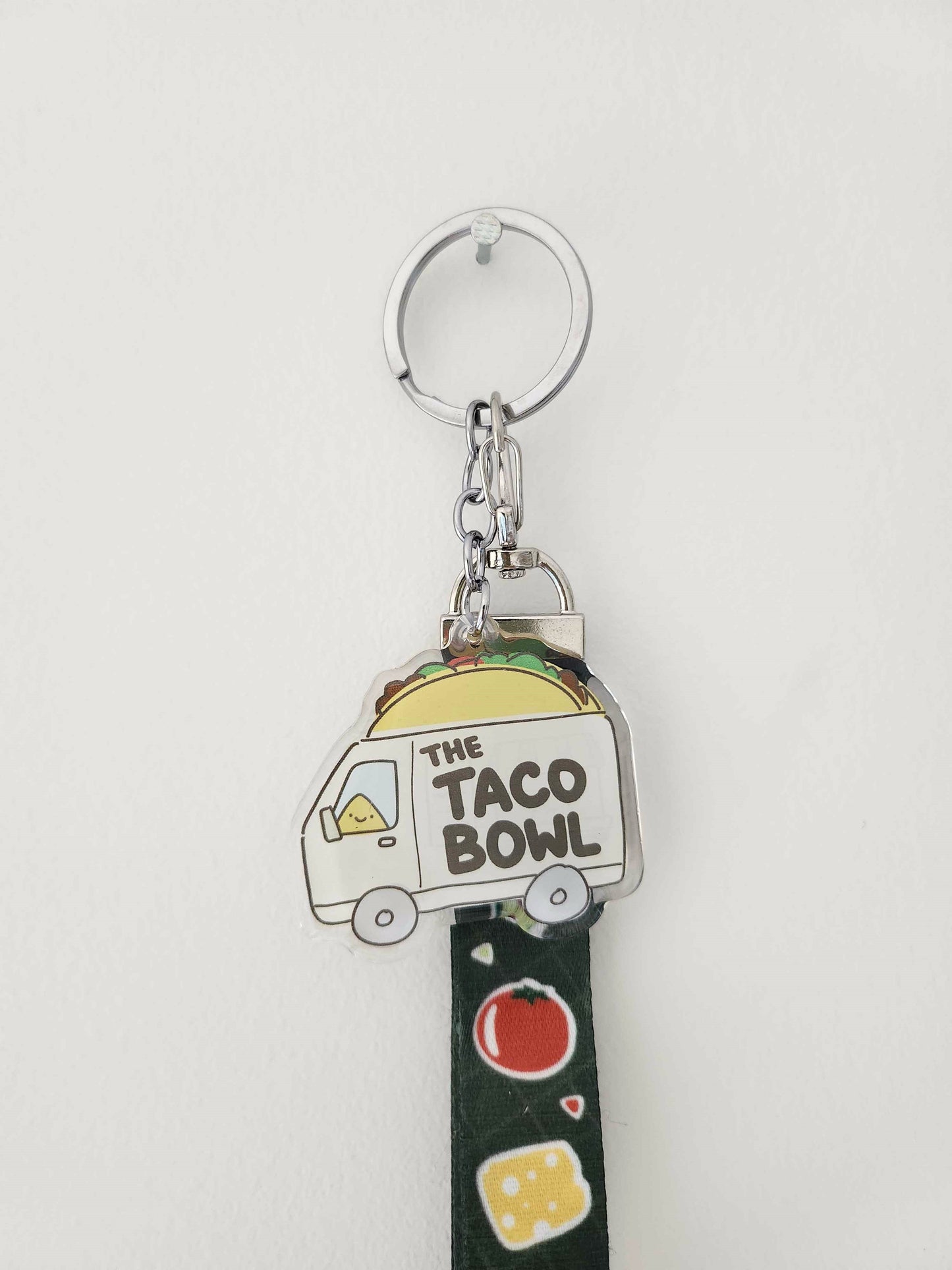 TACO TRUCK KEYCHAIN & LANYARD