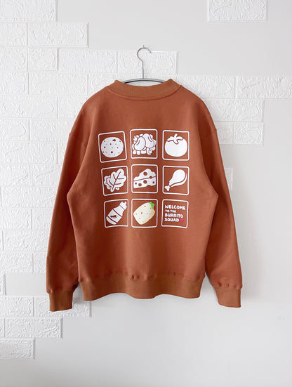 BURRITO SQUAD SWEATSHIRT - DULCE DE LECHE