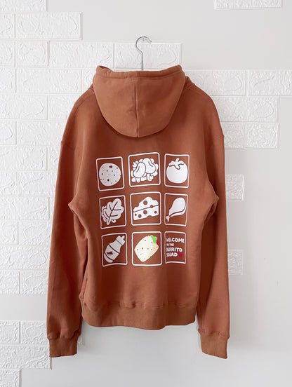 BURRITO SQUAD HOODIE - DULCE DE LECHE