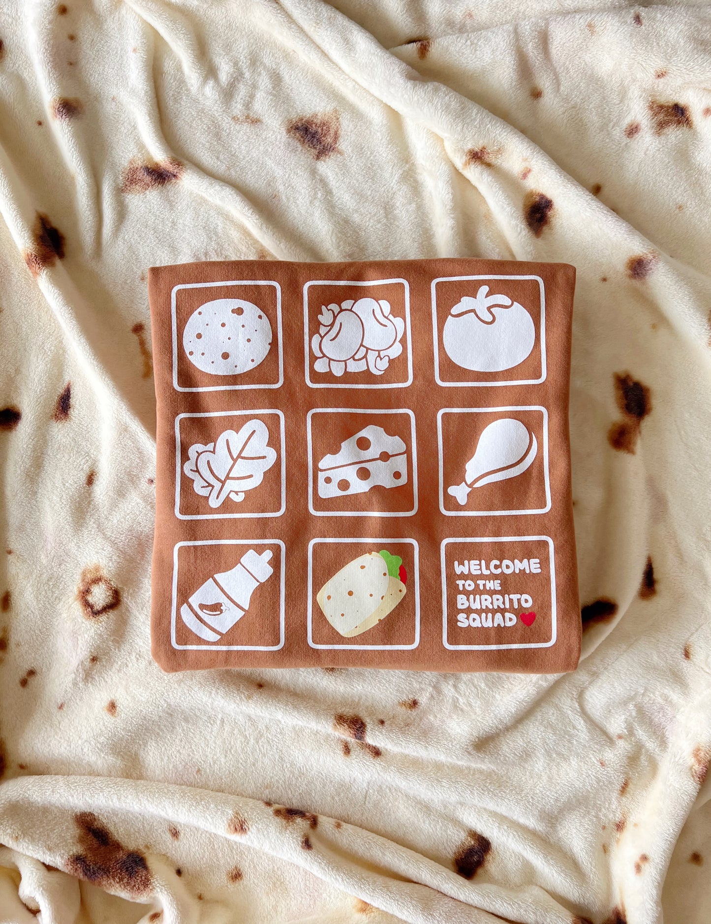 BURRITO SQUAD SWEATSHIRT - DULCE DE LECHE