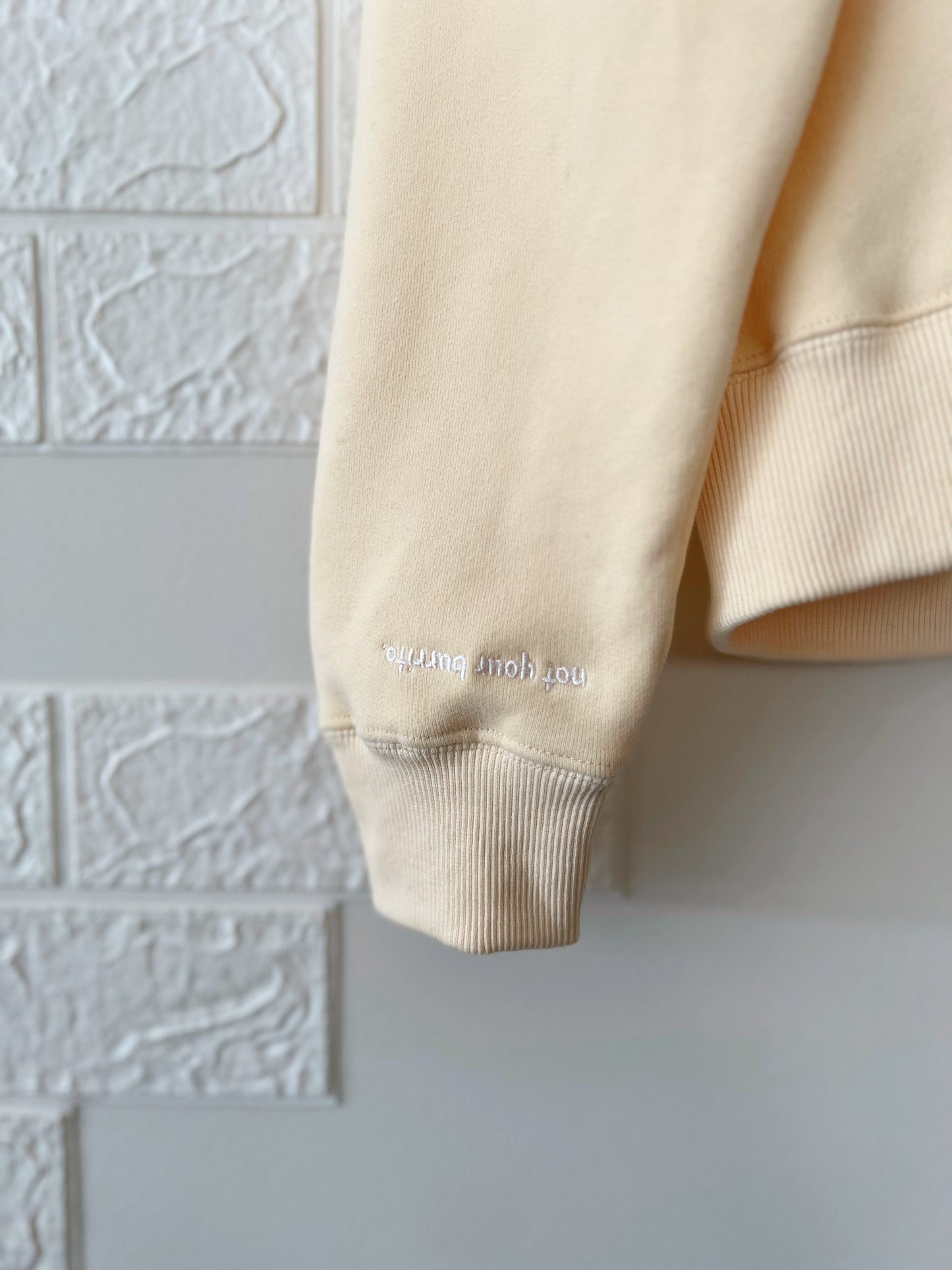 BURRITO SQUAD ZIP-UP - CREAM