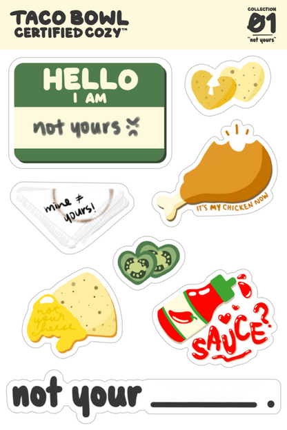 NOT YOUR STICKER SHEET