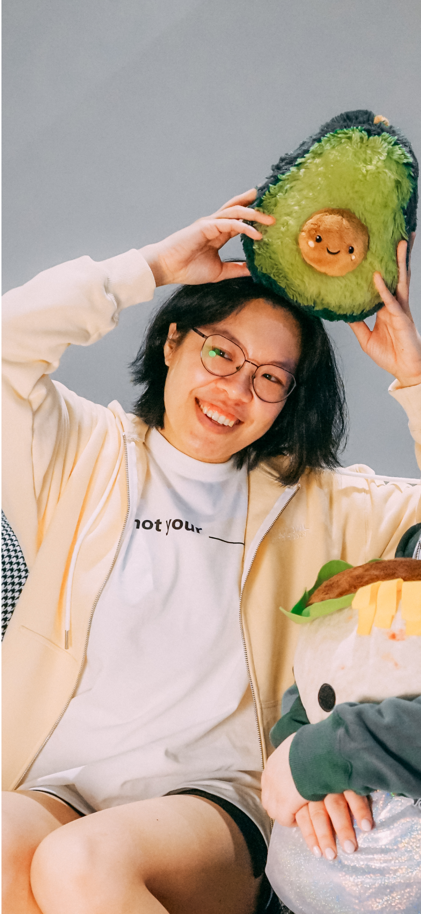 BURRITO SQUAD ZIP-UP - CREAM