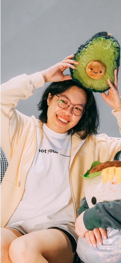 BURRITO SQUAD ZIP-UP - CREAM
