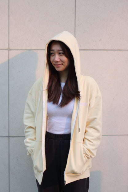 BURRITO SQUAD ZIP-UP - CREAM